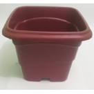 VASO 10 LTS QUADRADO MARROM REF-258