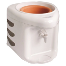 SUPORTE GALÃO C/ CUBA DE BARRO BRANCO BIKA D´AGUA