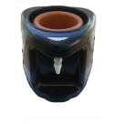 SUPORTE GALÃO C/ CUBA DE BARRO PRETO BIKA D´AGUA