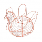 CESTA PORTA OVO GALINHA ROSE G COD.CO842567