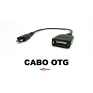 CABO ADAPTADOR V8 MICRO USB PARA USB (FÊMEA) OTG CABO OTG
