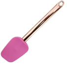 ESPATULA ROSE SILICONE E INOX 25,5X6CM REF-CK3549