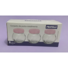 CONJUNTO CONDIMENTOS 3 PÇS 15 ML ROSA COD.COO657197
