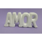 LETREIRO AMOR CERAMICA 7,7X3,2X18CM REF-CK5060