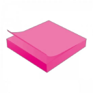 BLOCO DE ANOTAÇÕES BRW ROSA 76X76mm COM 100 FOLHAS