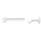 KIT VARAO CORTINA ACO 2M BRANCO 19MM REF-236