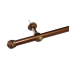 KIT VARAO CORTINA ACO 1M OURO 19MM REF-234