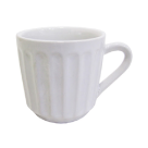 CANECA CANELADA BRANCA 150ML REF-122