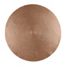 LUGAR AMERICANO DE PLASTICO FRESNO METALIZADO ROSE 38CM REF-7054