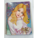 CADERNO CAPA DURA  1X1 96 FLS ROMANTIC