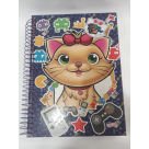 CADERNO CAPA DURA  UNIVERSITARIO  10 MTERIAS 200 FLdupla fa