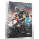 CADERNO 1/4 96 FLS CAPA DURA KIDS REF-2275-