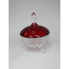 BALEIRO DE VIDRO PINTADA 200ML 13X10CM REF-20194