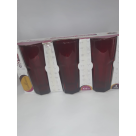 JG DE COPOS L.DRINK CASABRANCA PINTADA 325ML C/3 UNID 12CM REF-13628