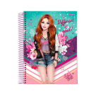 CADERNO 1 MATERIA 96 FLS X-GIRLS COD.125