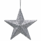 ENFEITE NATAL ESTRELA PENDURAR C/ GLITTER REF-72494003