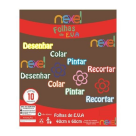 PLACA DE EVA LISO 40X48 1,5MM MARRON NEXEL REF-543