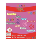 PLACA DE EVA LISO 40X48 1,5MM ROSA NEXEL REF-536