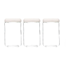 KIT COM 3 POTE TENDENZA 1,3L BRANCO REF-101997250107