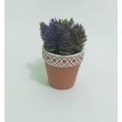 ARRANJO CATTAIL COM POTE DECORADO REF-46976-009