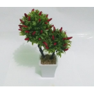 ARRANJO MINI BONSAI PIMENTA X2 VERMELHO REF-35546-009