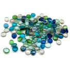 PEDRAS P/ORNAMENTACAO COLORIDA 250G REF-EL1381BL