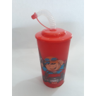 COPO PLASTICO COLORIDO INFANTIL 520ML REF-RJ7584