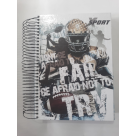 CADERNO 20 MATERIAS 400 FLS X-SPORTS COD.110