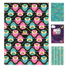 CADERNO CAPA DURA 96 FLS 1X1 CORUJAS REF-1902000