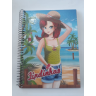 CADERNO CAPA DURA 96 FLS 1X1 LINDINHAS