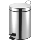 LIXEIRA ACO INOX 3L 16X25CM REF-DL1324