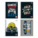 CADERNO MASCULINO TILIBRA 1 MATERIA