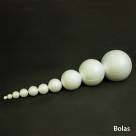 BOLA ISOPOR 25MM VALOR UNIDADE 0,25