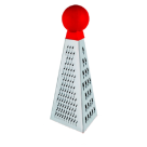RALADOR DE INOX PIRAMIDE 4 LADOS 21CM REF-DL1715
